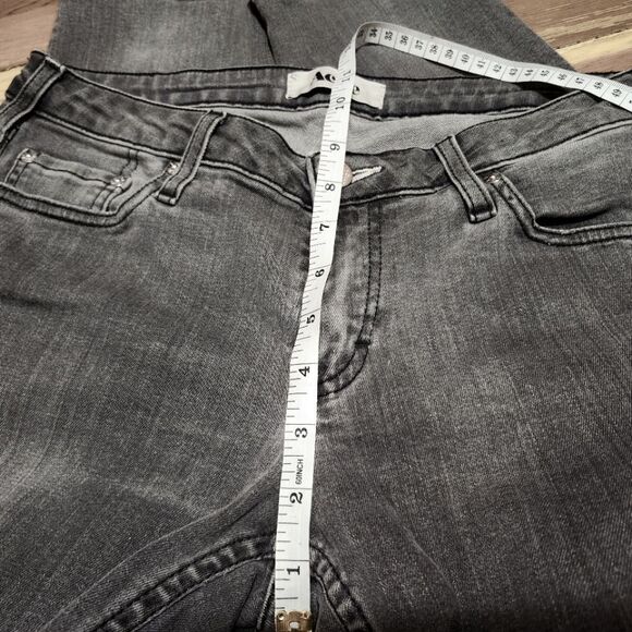 Acne Kex Nightster Low Rise Grey Denim US 30 - Picture 8 of 8